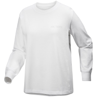 Women's Arc'teryx Kragg Cotton Bird Crew Long-Sleeve T-Shirt 2026 in White size 2X-Large