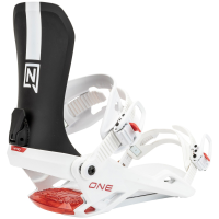 Nitro One Snowboard Bindings 2025 in Black size Large