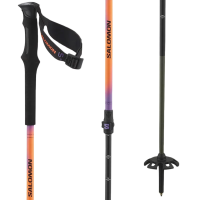 Salomon QST S3 Ski Poles 2025 in Orange size 100-135 | Rubber