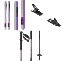 Salomon QST X Skis 2026 - 184 Package (184 cm) + 120 AT Bindings in Black size 184/120 | Aluminum