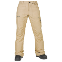 Women's Volcom Knox Insulated GORE-TEX Pants 2025 Brown in Sand size Large | Polyester