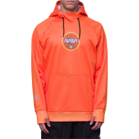 686 Bonded Fleece Pullover Hoodie Men's 2024 in Orange size Small | Polyester