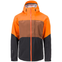 Flylow Malone Softshell Jacket Men's 2025 Orange in Black size Medium | Polyester