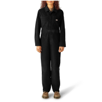 Women's Dickies Corduroy Coverall 2024 Pant in Black size Large | Spandex/Cotton