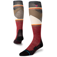 Stance Jimmy Chin UL Wool Snow Socks 2025 in Red size Large