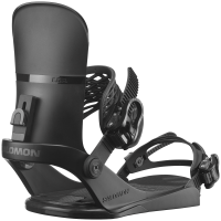 Salomon EDB Snowboard Bindings 2026 in Black size Large | Nylon/Aluminum