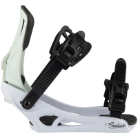 Women's Rossignol Soulside Snowboard Bindings 2026 in White size Small/Medium | Nylon/Aluminum