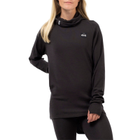 Women's Eivy Icecold Wool Gaiter Rib Top 2025 - XXS in Black size 2X-Small | Spandex/Wool/Micron