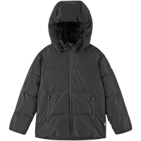 Kid's Reima Paimio Down Jacket 2026 in Black size 12 | Polyester