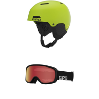 Kid's Giro Crue MIPS Helmet 2025 - Small Package (S) + Kids in Black