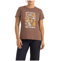 Women's Roark Enjoy Everyday T-Shirt 2024 Brown size Small | Cotton