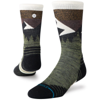 Stance Mid Wool Crew Socks Unisex 2024 in Green size Large