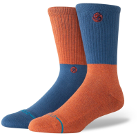 Stance Opposites Cew Socks 2024 in Orange size Medium