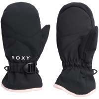 Kid's Roxy Jetty Solid Mittens Girls' 2025 in Black size Medium