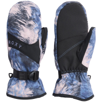 Women's Roxy Jetty Mittens 2025 in Blue size Small