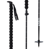 Folkrm Pahto Ski Poles 2025 in Black size 115-135 | Aluminum