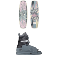 Women's Liquid Force ME Wakeboard 2025 - 130 Package (130 cm) + 4-6 Mens size 130/4-6