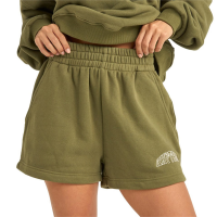 Women's Rhythm College Fleece Shorts 2025 in Green size Medium | Cotton