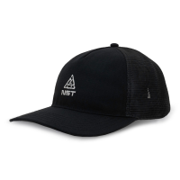 evo x NST 5-Panel Structured Trucker Hat 2024 in Black