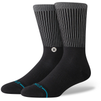 Stance Icon Pop Crew 2025 Socks in Black size Medium | Nylon/Cotton/Elastane
