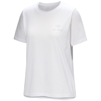 Women's Arc'teryx Kragg SL Cotton Emblem Crew Short-Sleeve T-Shirt 2025 in White size Medium