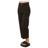 Women's Rip Curl Vacation Pants 2025 in Black size X-Small | Cotton