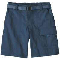 Kid's Patagonia Outdoor Everyday 6in Shorts 2025 in Blue size X-Large | Nylon