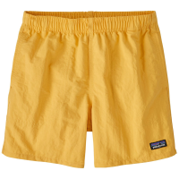Kid's Patagonia Baggies 5in Lined Shorts 2025 in Yellow size X-Small | Nylon/Polyester/Plastic