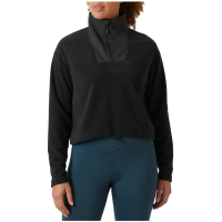Women's Helly Hansen Daybreaker Cropped Fleece 2026 in Black size X-Small | Polyester