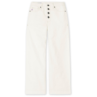 Women's Stio Rivet Wide Leg Canvas Pants 2025 in White size 6 | Spandex/Cotton