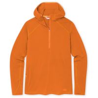 Women's Stio Trax Power Grid Half-Zip Hoodie 2025 Orange size Small | Spandex/Polyester