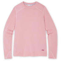 Women's Stio Trax Power Grid Crew 2025 in Pink size Medium | Spandex/Polyester