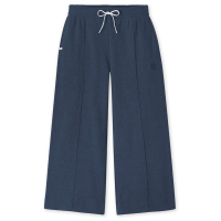 Women's Stio Turpin Fleece Wide Crop Pants 2025 Blue size Medium | Polyester