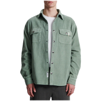 The Critical Slide Society Surface Cord Overshirt Men's 2025 in Green size Medium | Cotton