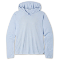 Women's Stio Divide Hooded Pullover 2025 in Blue size Medium | Cotton/Polyester