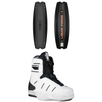 Liquid Force Remedy Aero Wakeboard 2025 - 142 Package (142 cm) + 11-12 Mens in White size 142/11-12