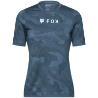 Women's Fox Racing Ranger TruDri Short-Sleeve Jersey 2025 in Blue size Large | Polyester