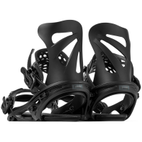 Flux TW Snowboard Bindings 2025 in Black size Small | Nylon