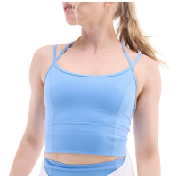 Women's Halfdays Gwen Longline Top 2025 in Blue size Large | Spandex/Polyester
