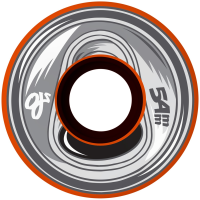 OJ Frozen Energy Keyframe 92a Skateboard Wheels 2026 in Orange size 54