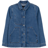 Women's Finisterre Yarrel Chore Jacket 2025 in Blue size 8 | Cotton/Denim