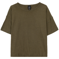 Women's Finisterre Riviera T-Shirt 2025 in Green size 8 | Cotton