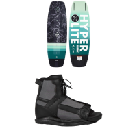 Hyperlite Murray Wakeboard 2024 - 150 Package (150 cm) + 5-8.5 Mens in Black size 150/5-8.5