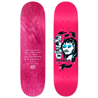 Krooked Cromer Pink & Blue Skateboard Deck 2026 size 8.06