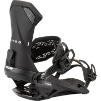 Nitro Team Snowboard Bindings 2026 in Black size Medium | Rubber