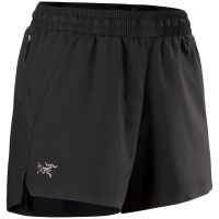 Women's Arc'teryx Norvan 5' Shorts 2025 in Black size 10 | Polyester
