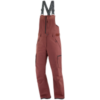 Women's Salomon Bashley Bibs 2025 in Red size Small | Elastane/Polyester