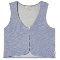 Women's Brixton The Weekend Cross Loop Terry Top 2025 in Blue size Small | Cotton