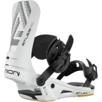 Union Atlas Pro Snowboard Bindings 2026 in White size Large | Nylon/Aluminum