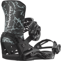 Salomon District Pro Snowboard Bindings 2026 in Black size Small